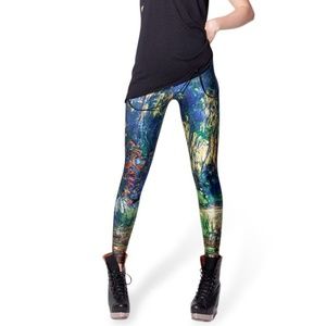 Blackmilk Monet Lilies Leggings
